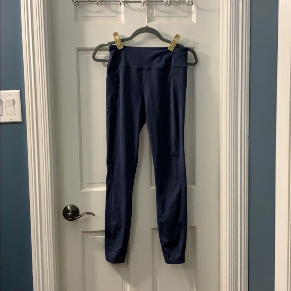 Varley Blue High Rise Letelux Leggings Small